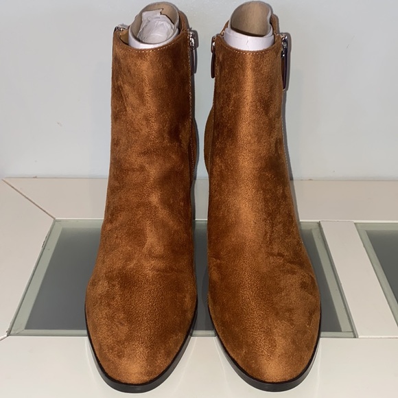 Nine West Neva2 Women's Ankle Boots Brown Faux Suede-Women’s Size 8.5-NWOB - Picture 4 of 11